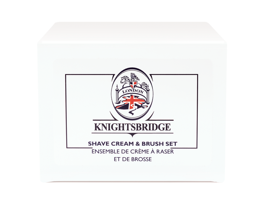 Knightsbridge Gift Set with Shaving Cream & Brush